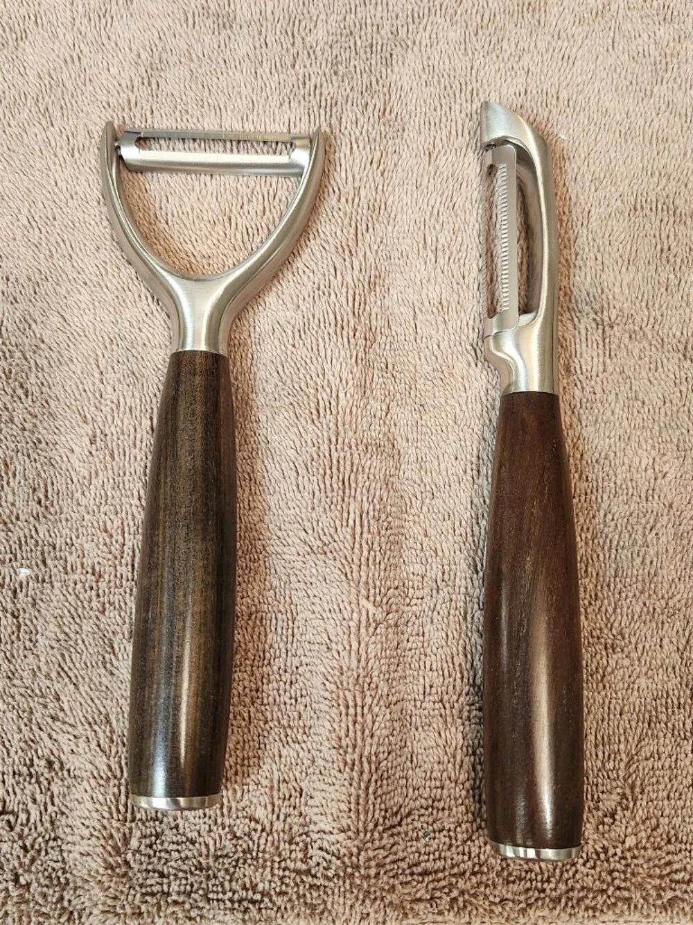 Kuluner Solid Wood Rotary Peelers - Set of Two (2) - New in Box